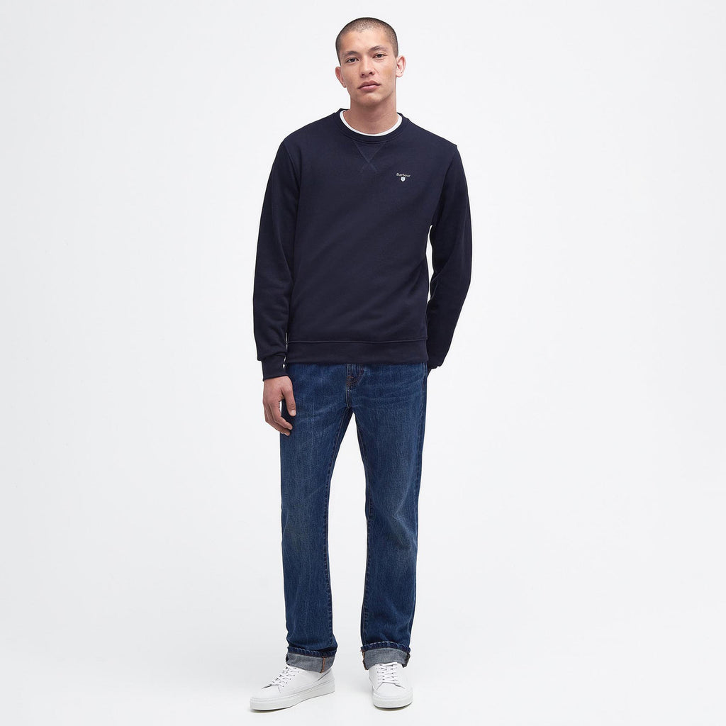 Mens Ridsdale Crew-Neck Sweatshirt Navy