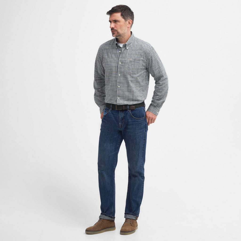 Mens Durand Regular Shirt Olive