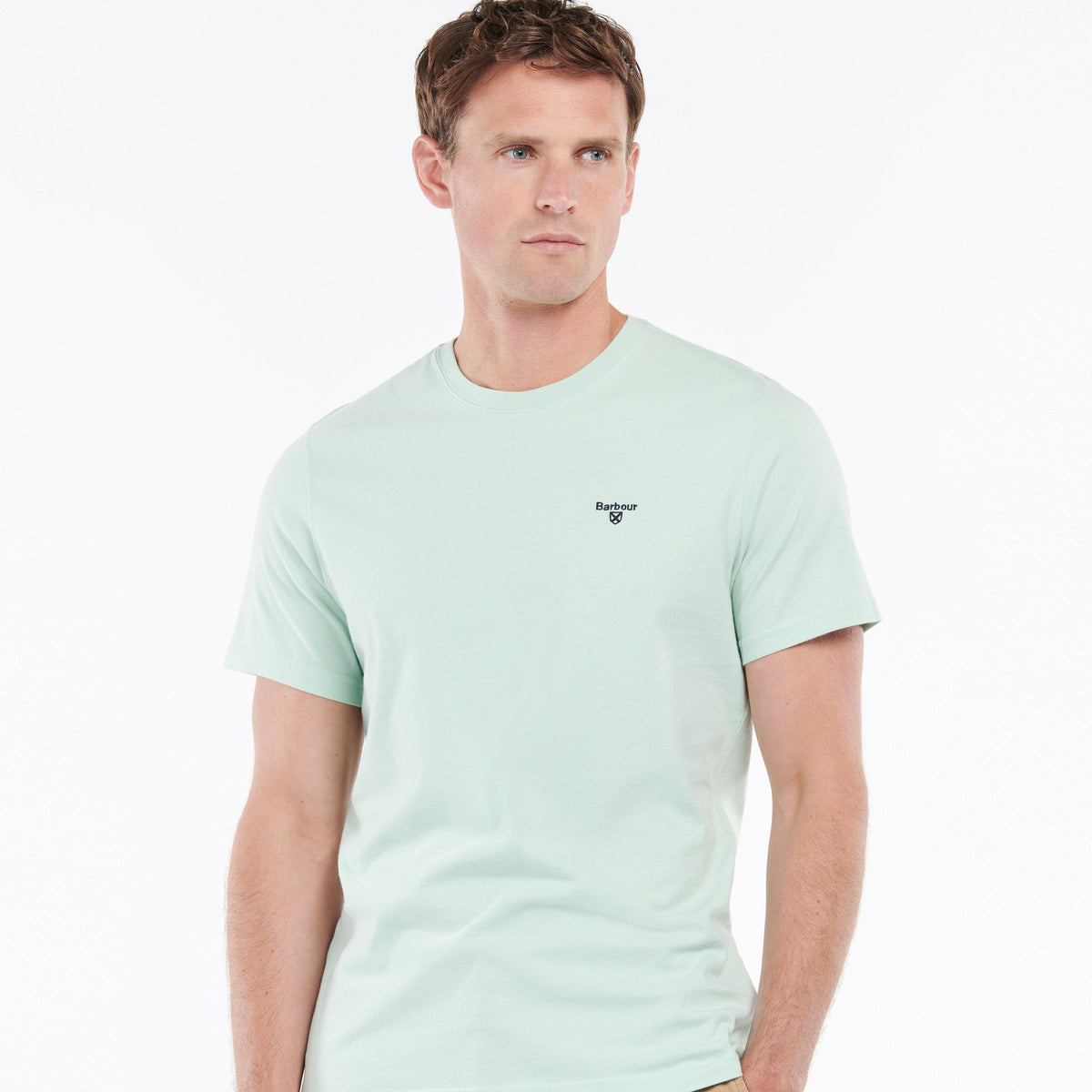 Mens Essential Sports T-Shirt Dusty Mint