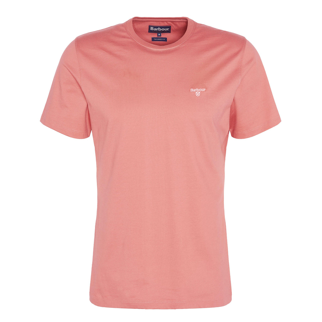 Mens Essential Sports T-Shirt Pink Clay