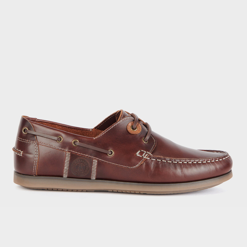 Mens Wake Boat Shoes Mahogany