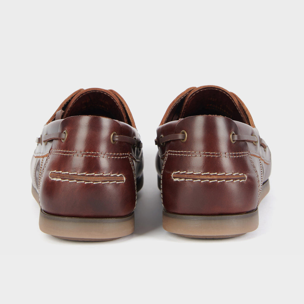 Mens Wake Boat Shoes Mahogany