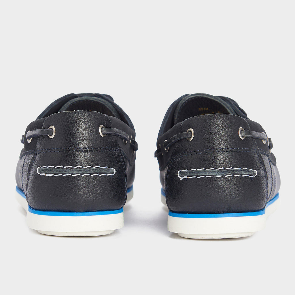 Mens Wake Boat Shoes Navy