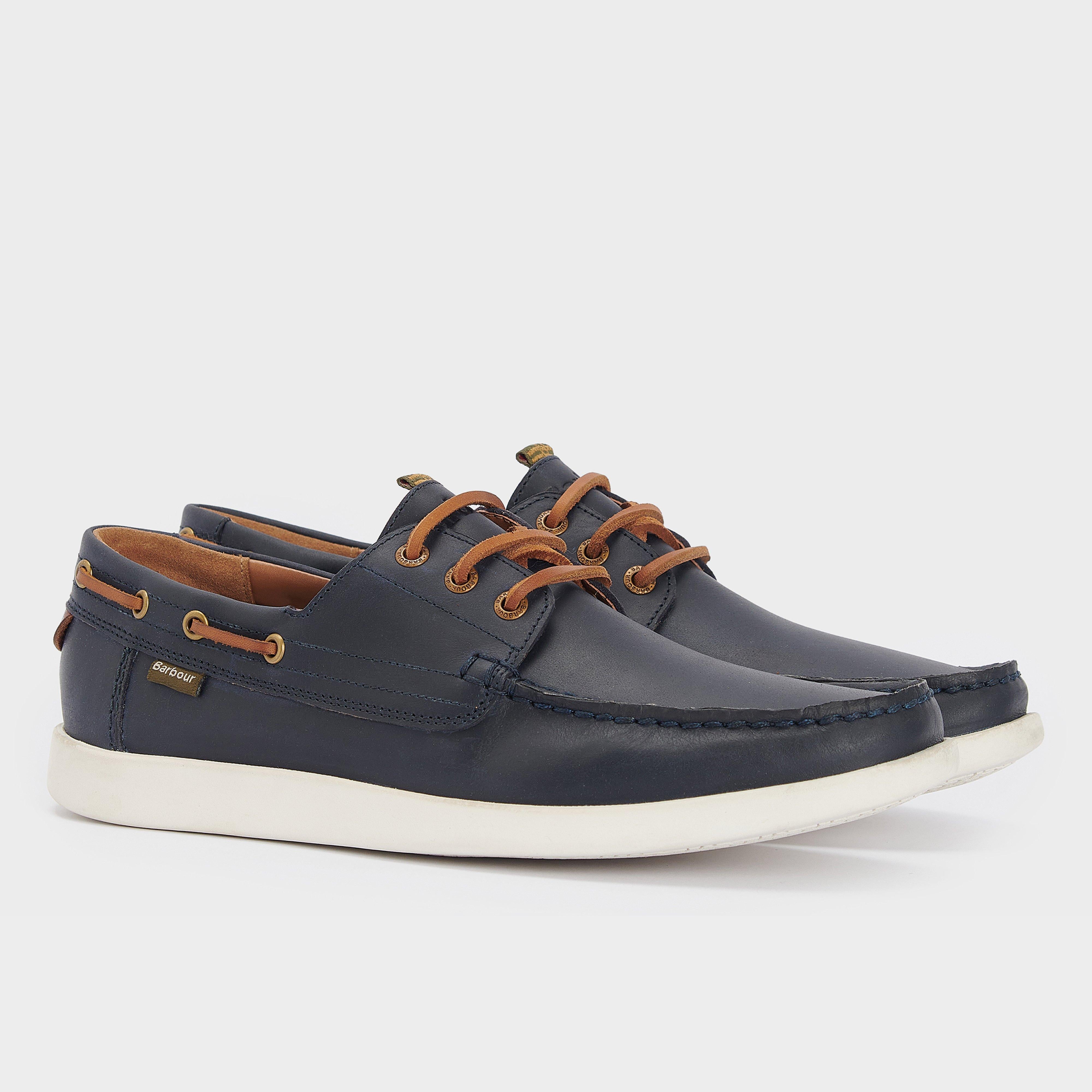 Mens Armada Boat Shoes Navy/Brown