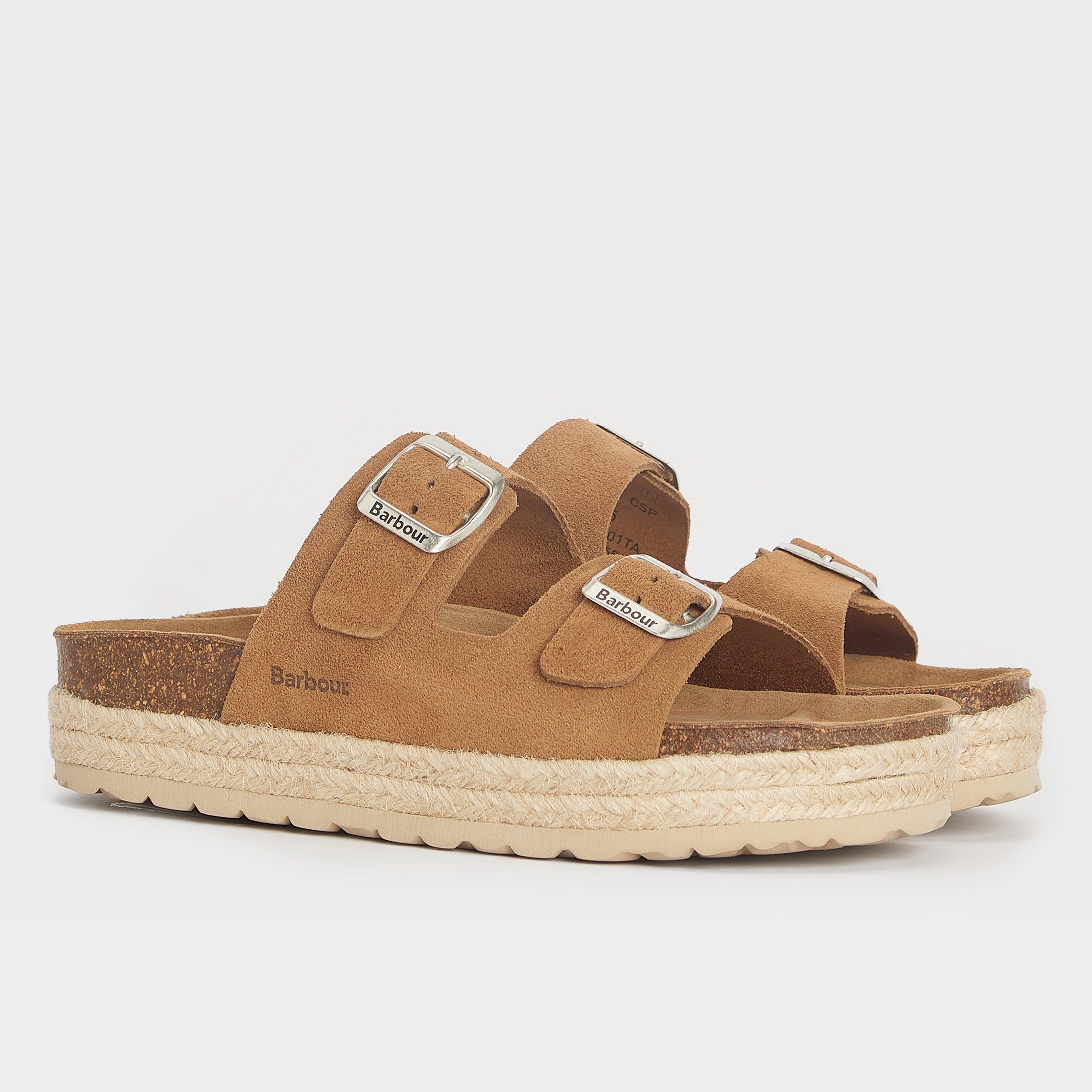 Womens Sandgate Sandals Tan Suede