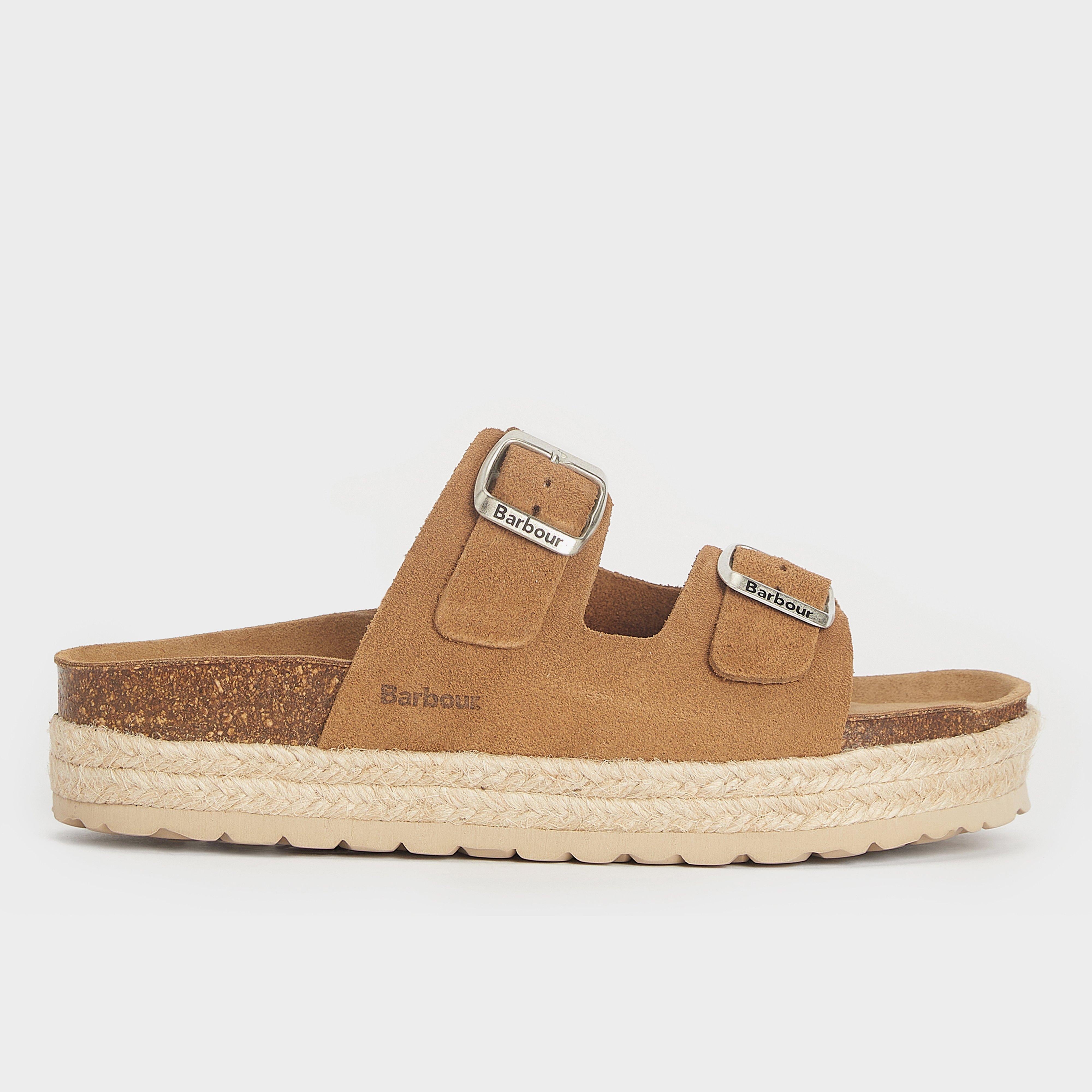 Womens Sandgate Sandals Tan Suede