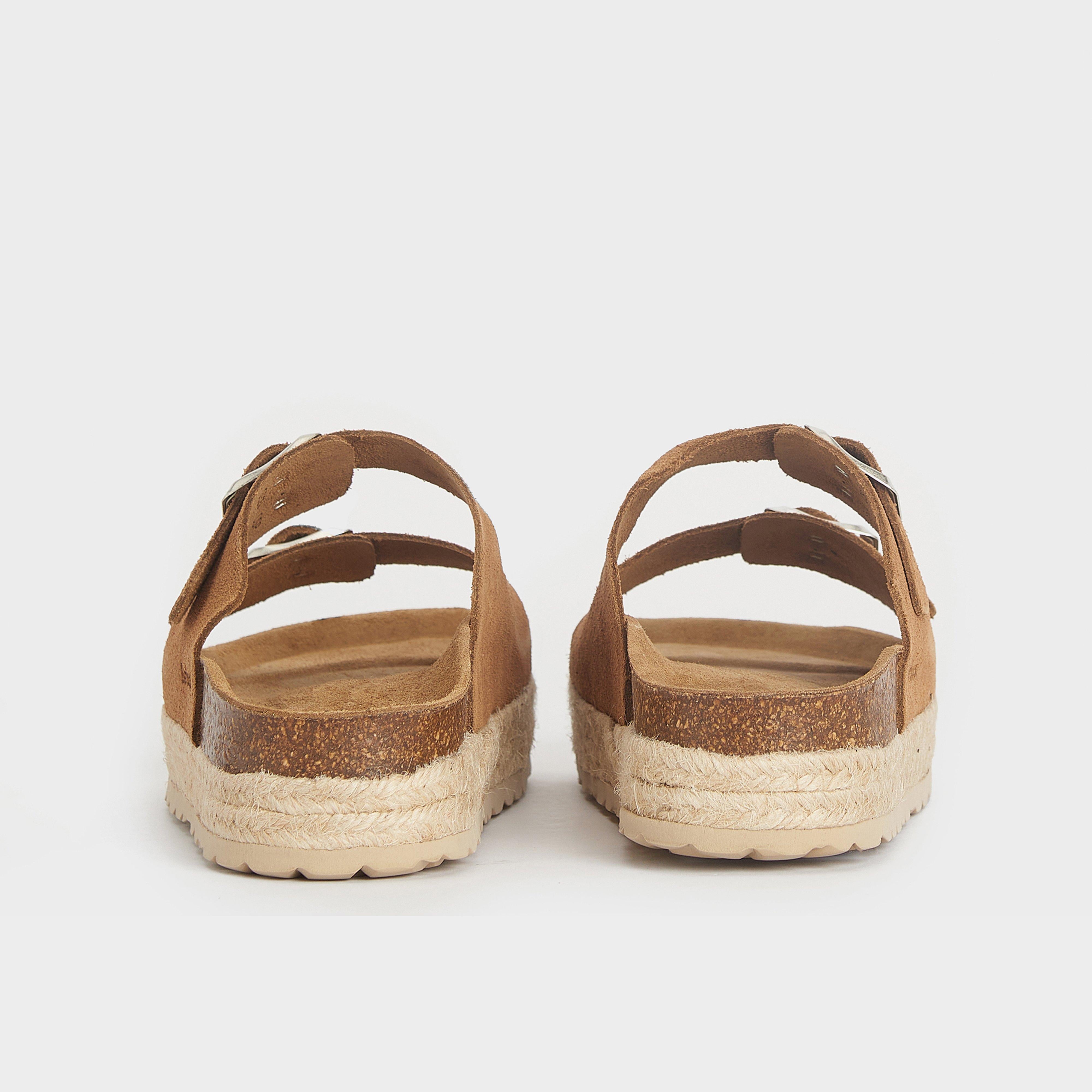 Womens Sandgate Sandals Tan Suede