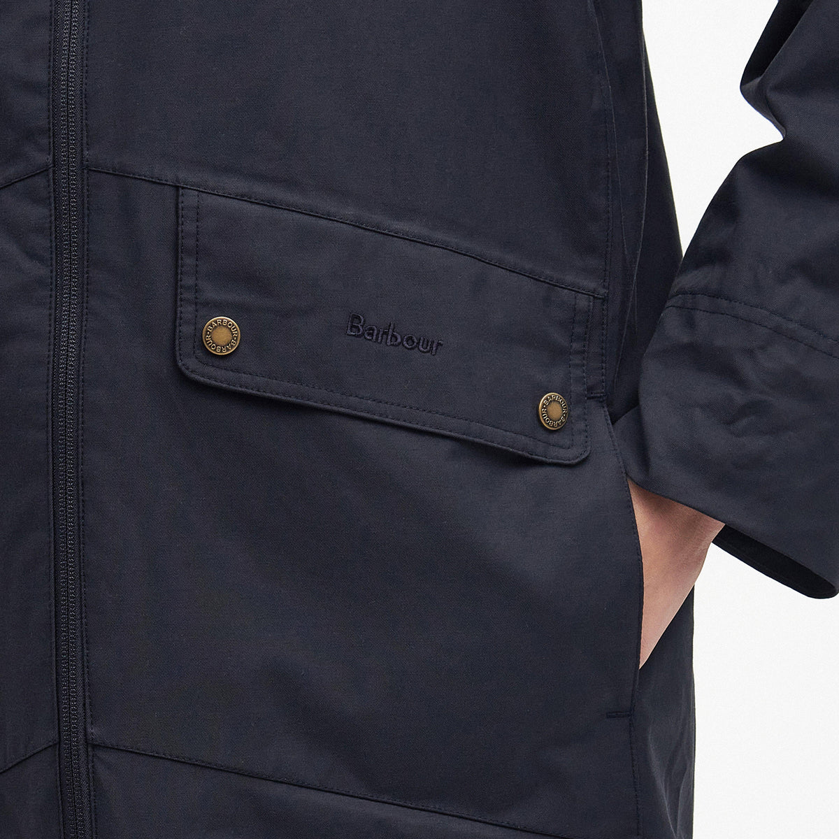 Womens Heron Waterproof Jacket Dark Navy