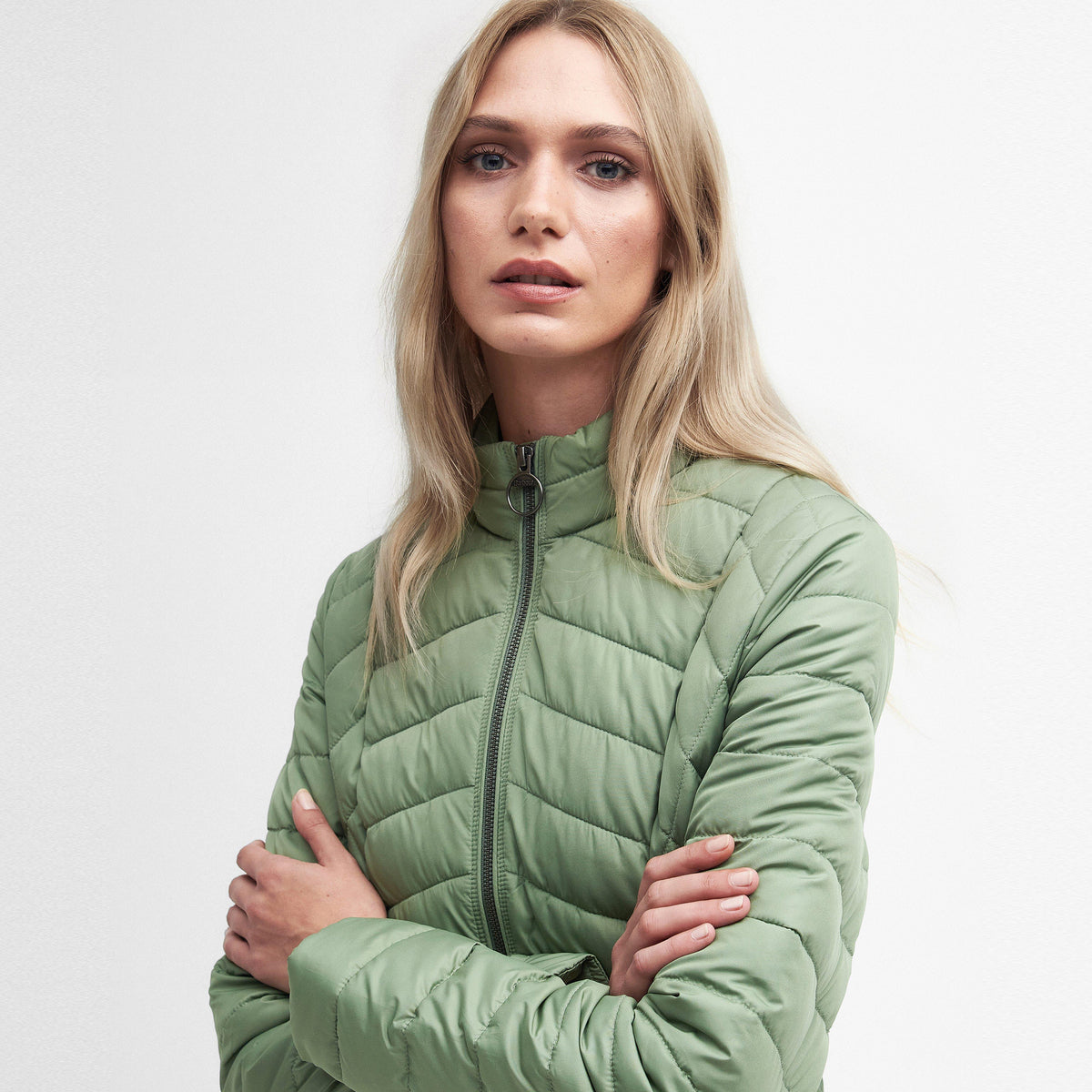 Womens Clematis Quilted Jacket Bayleaf