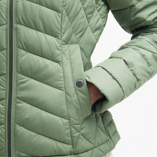 Womens Clematis Quilted Jacket Bayleaf