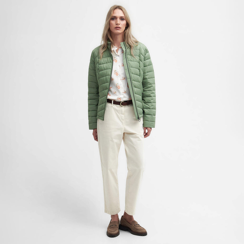 Womens Clematis Quilted Jacket Bayleaf