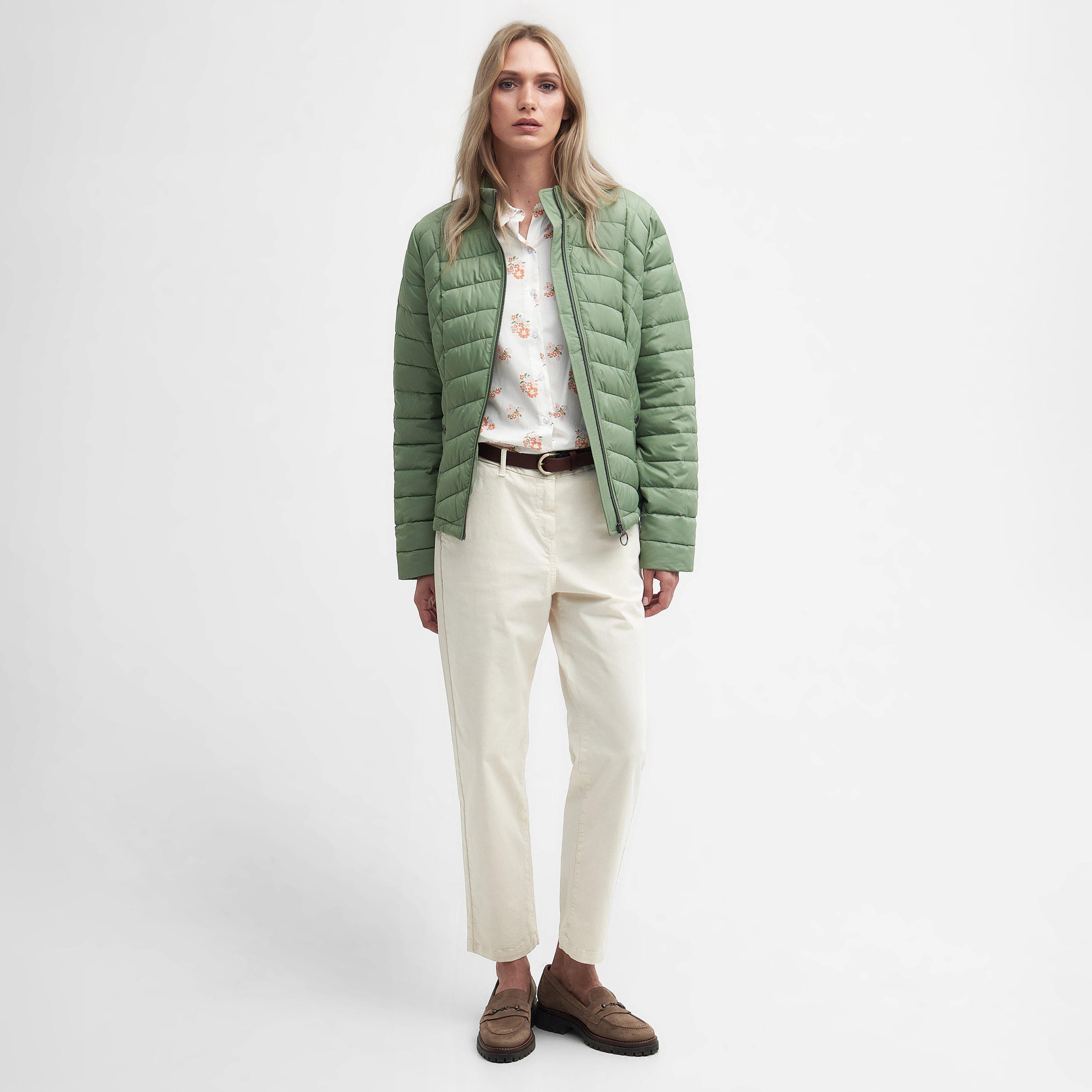 Womens Clematis Quilted Jacket Bayleaf