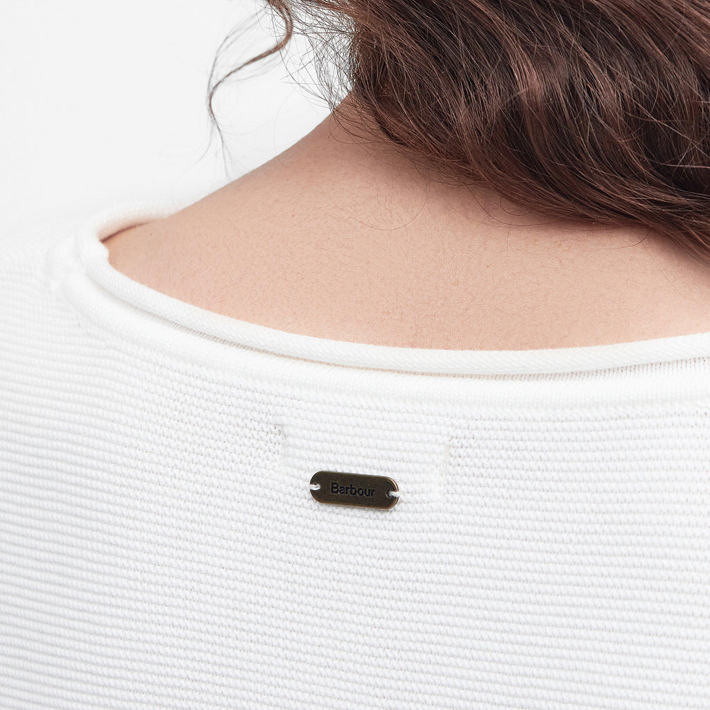 Womens Marine Knitted Jumper Cloud