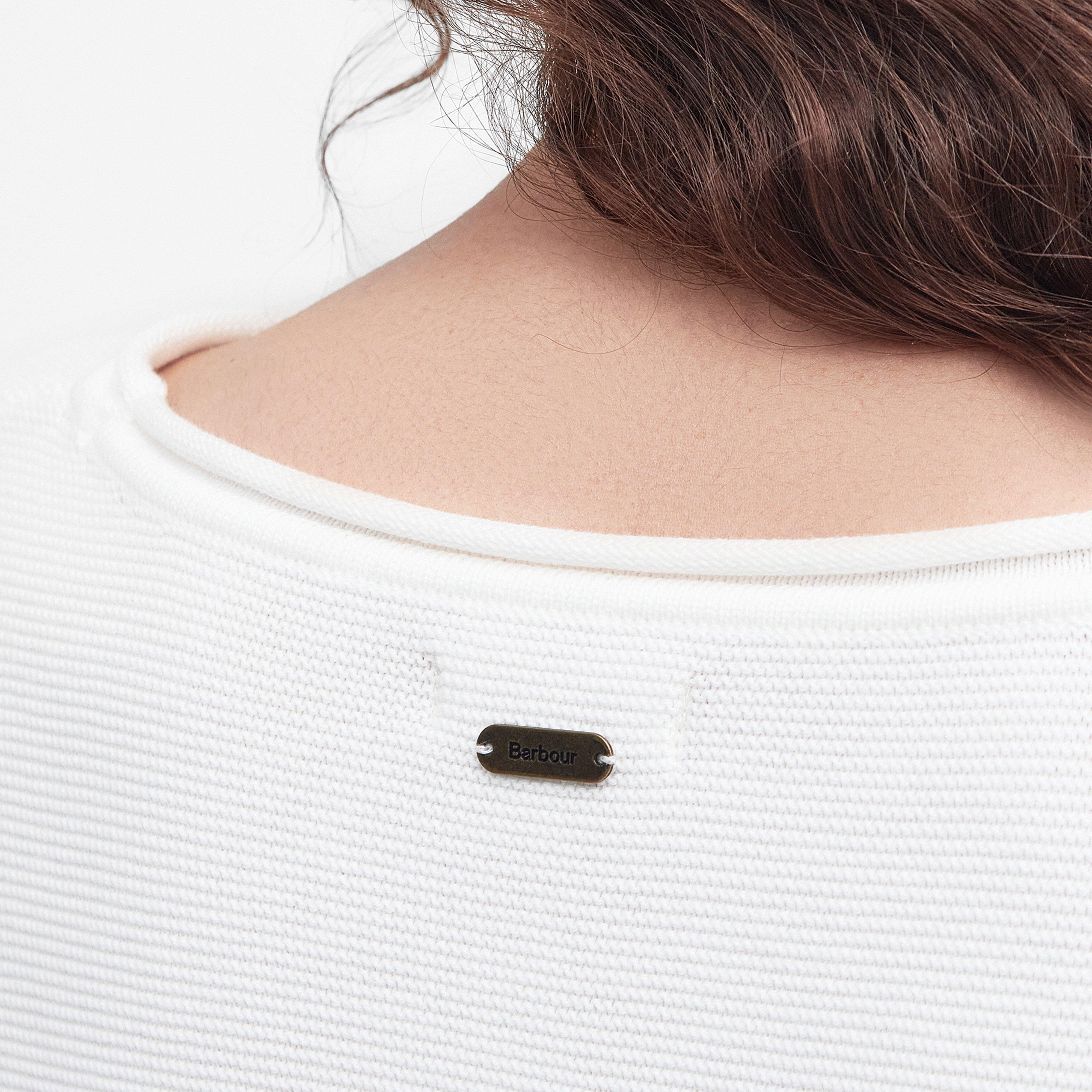 Womens Marine Knitted Jumper Cloud