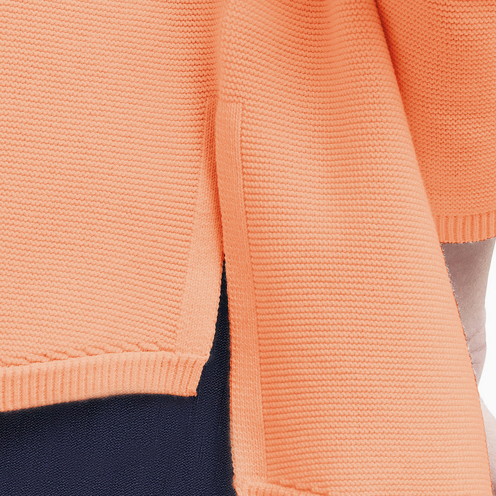 Womens Marine Knitted Jumper Apricot Crush