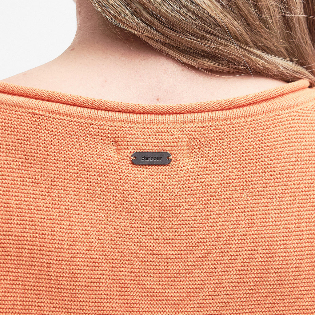 Womens Marine Knitted Jumper Apricot Crush