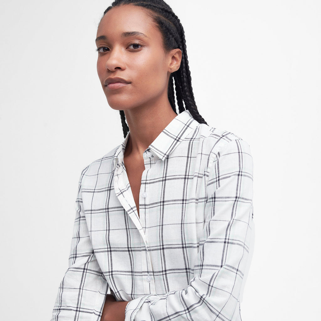 Womens Seaglow Shirt Cloud/Bayleaf