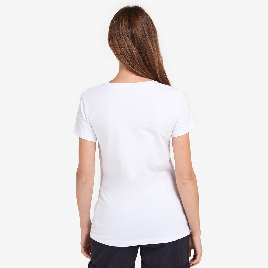 Womens Otterburn T-Shirt White/Navy
