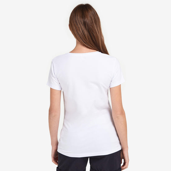 Womens Otterburn T-Shirt White/Navy
