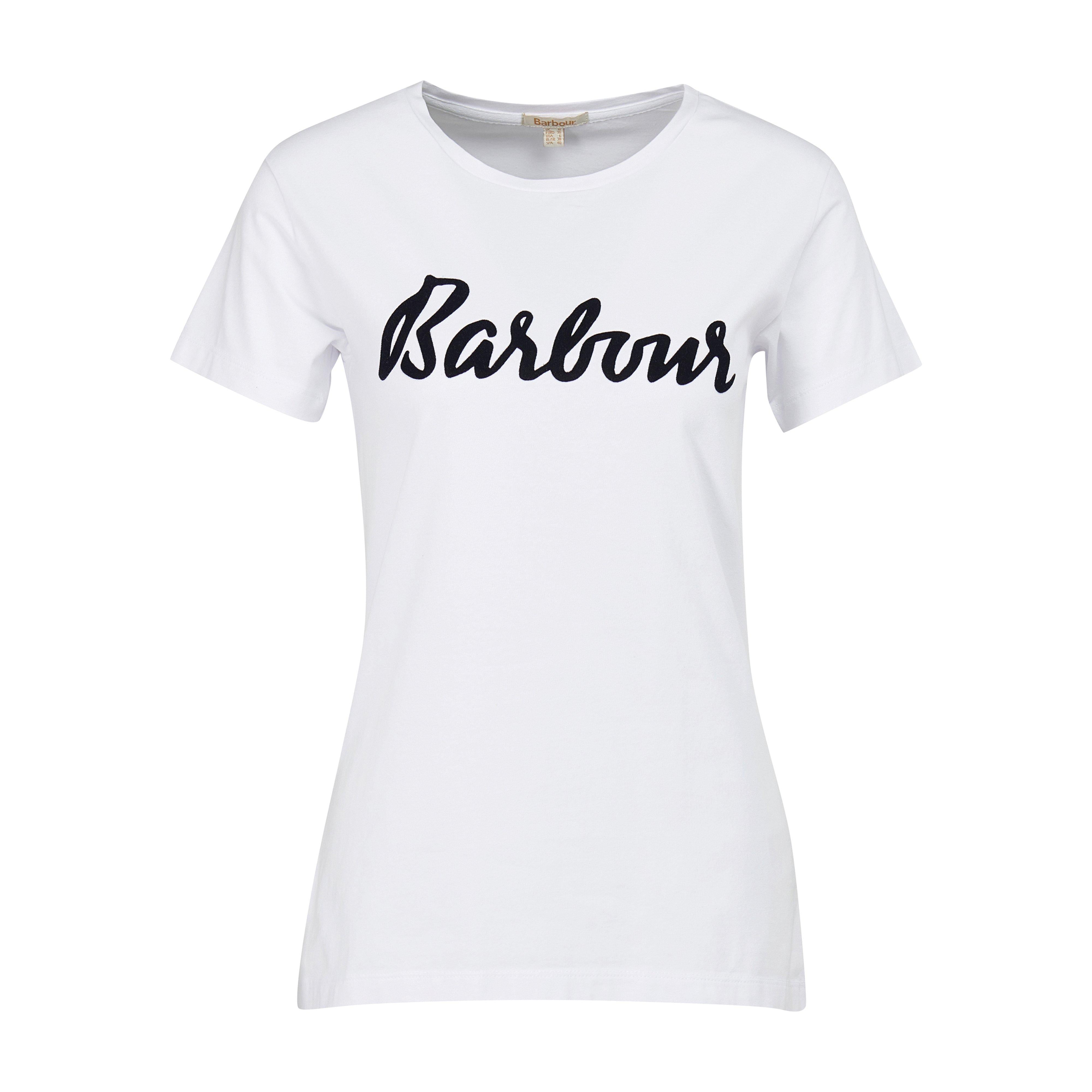 Womens Otterburn T-Shirt White/Navy