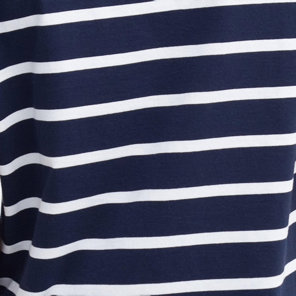 Womens Otterburn Stripe T-Shirt Navy/White Stripe
