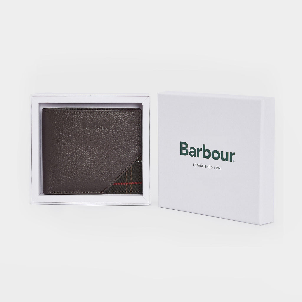 Mens Tabert Leather Wallet Chocolate Brown