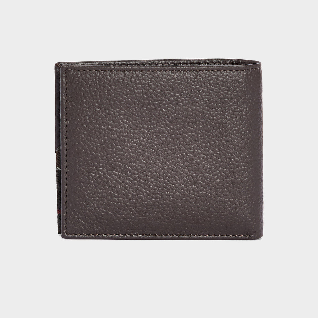 Mens Tabert Leather Wallet Chocolate Brown