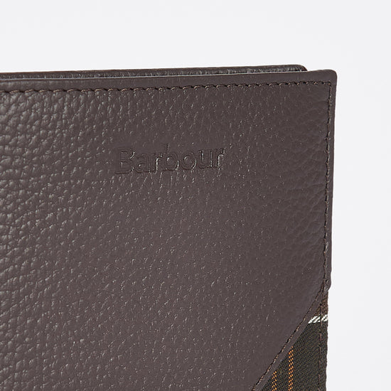 Mens Tabert Leather Wallet Chocolate Brown