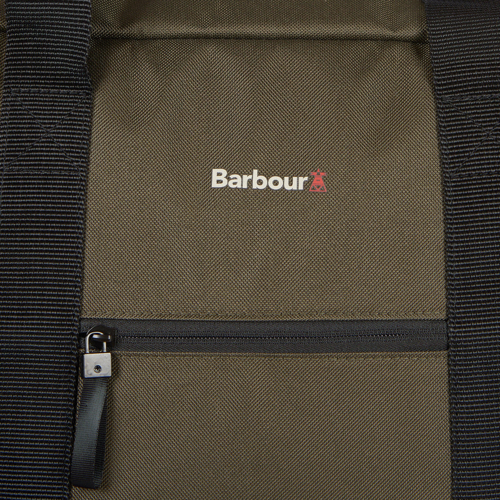 Arwin Canvas Holdall Olive/Black