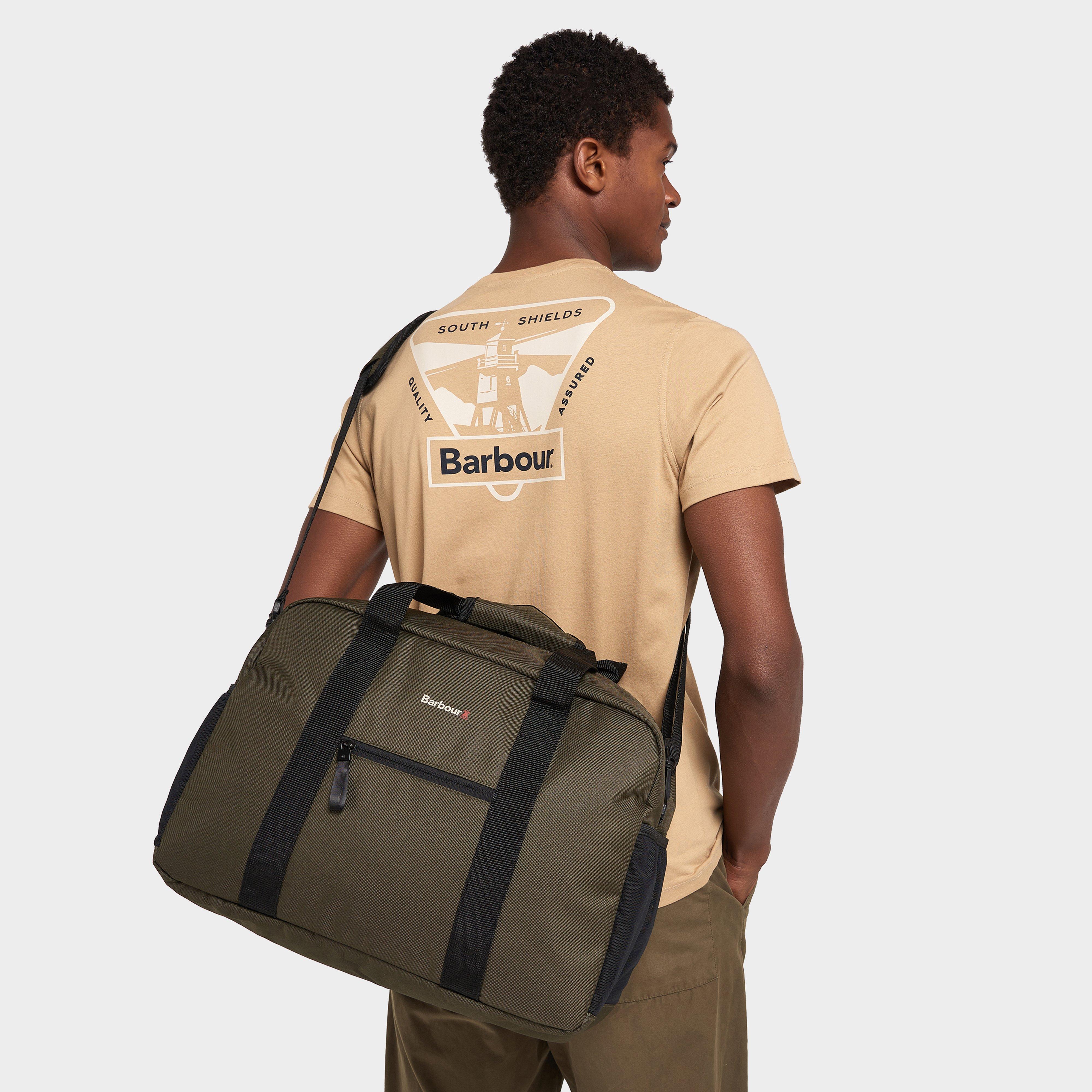 Arwin Canvas Holdall Olive/Black