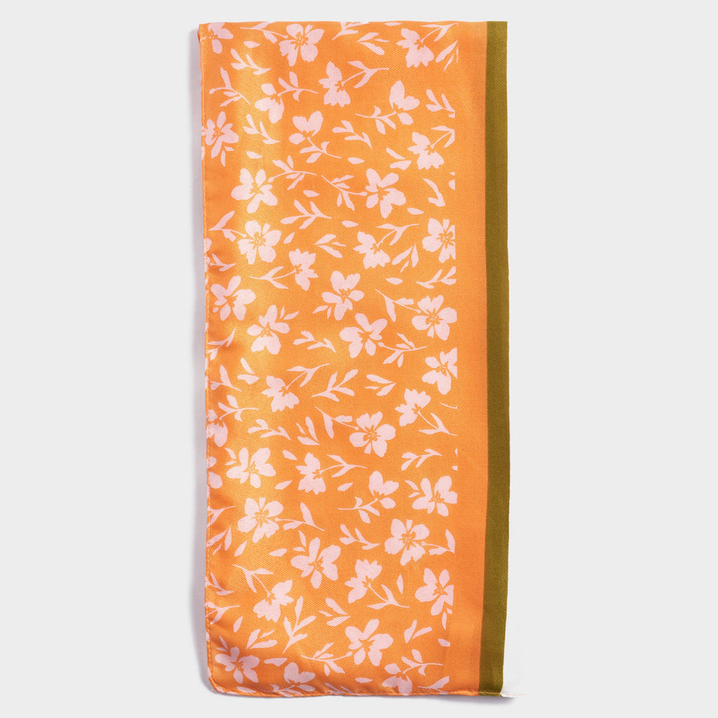Womens Kelley Floral Scarf Apricot Crush