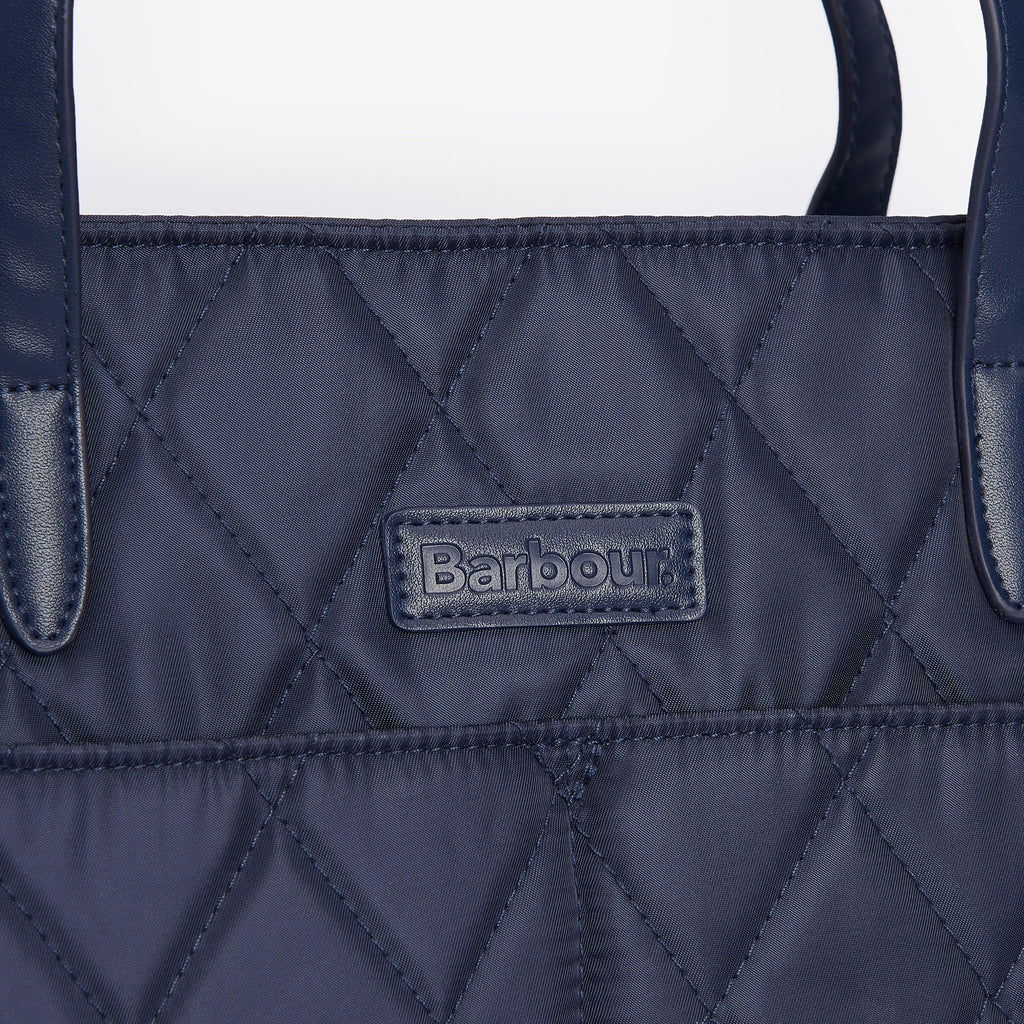 Womens Quilted Tote Bag Classic Navy