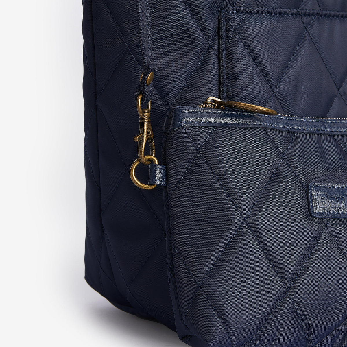 Womens Quilted Tote Bag Classic Navy