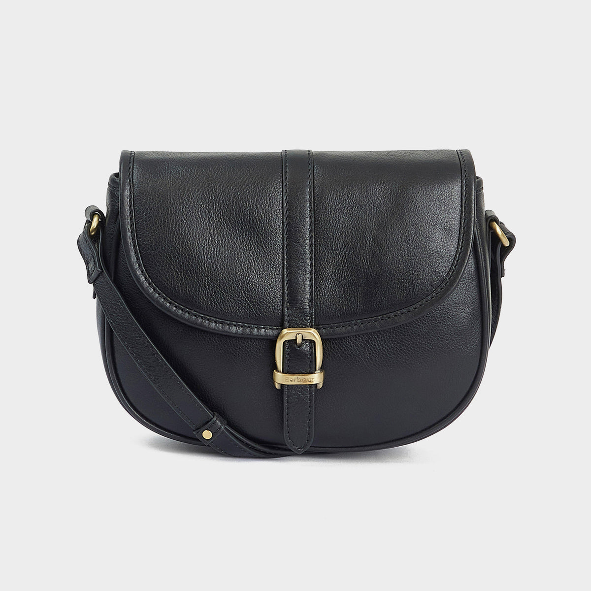 Womens Laire Medium Saddle Bag Classic Black