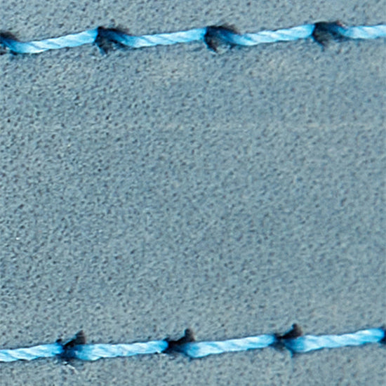 Leather Dog Collar Classic Blue