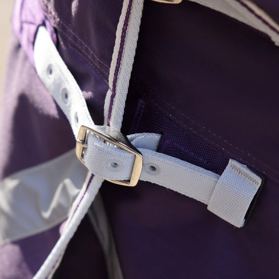 Highlander Original 100g Combo Neck Turnout Rug Plum