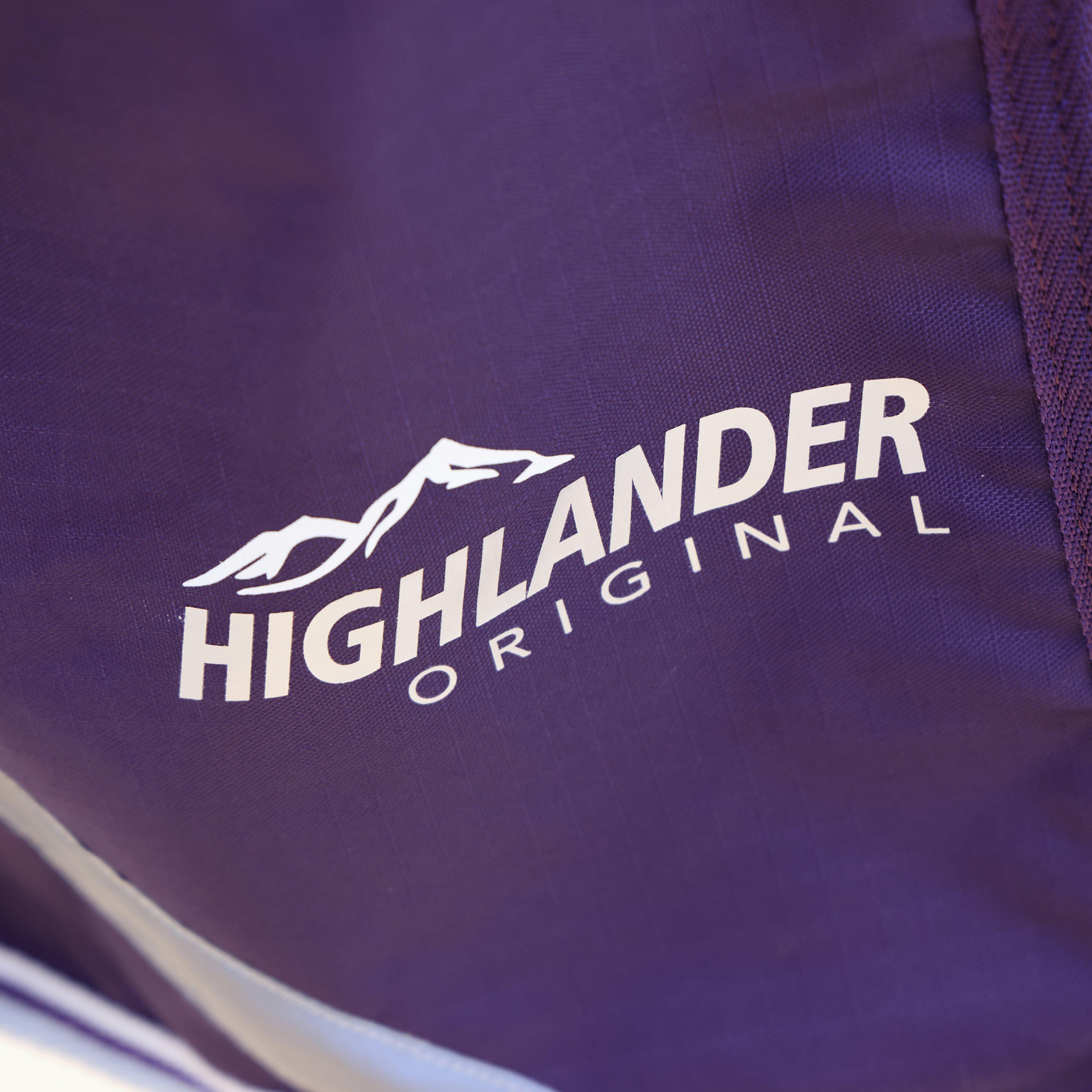 Highlander Original 100g Combo Neck Turnout Rug Plum