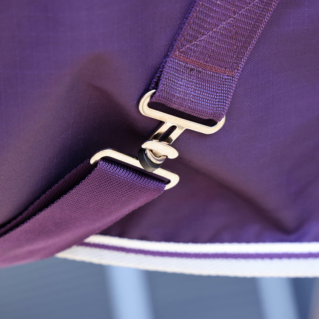 Highlander Original 100g Combo Neck Turnout Rug Plum