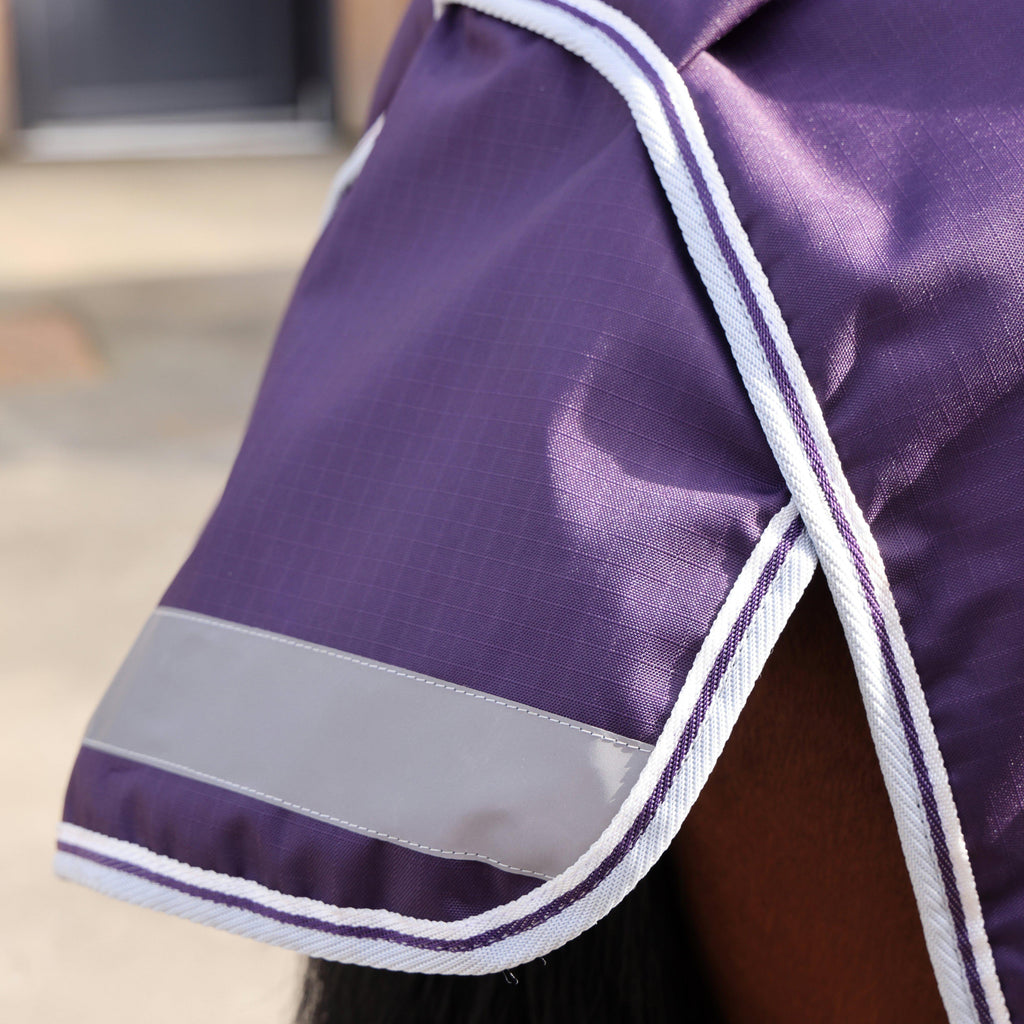 Highlander Original 100g Combo Neck Turnout Rug Plum