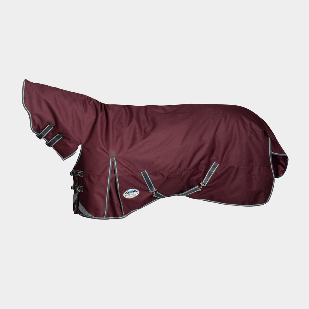 ComFiTec Plus Dynamic II Detach-A-Neck 0g Light Weight Turnout Rug Maroon/Grey/White