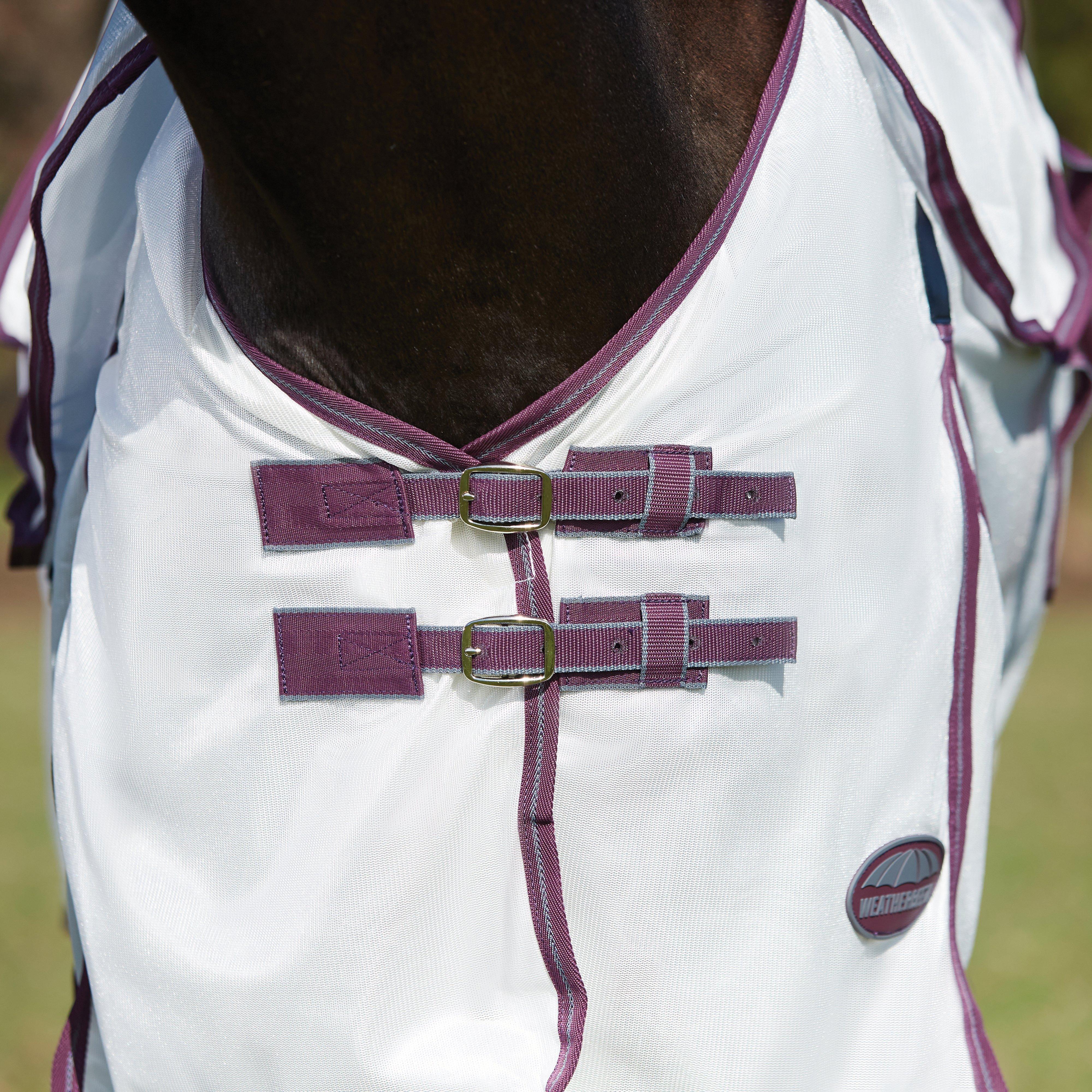 ComFiTec Essential Mesh II Combo Neck Fly Rug Beige/Turquoise/Orange