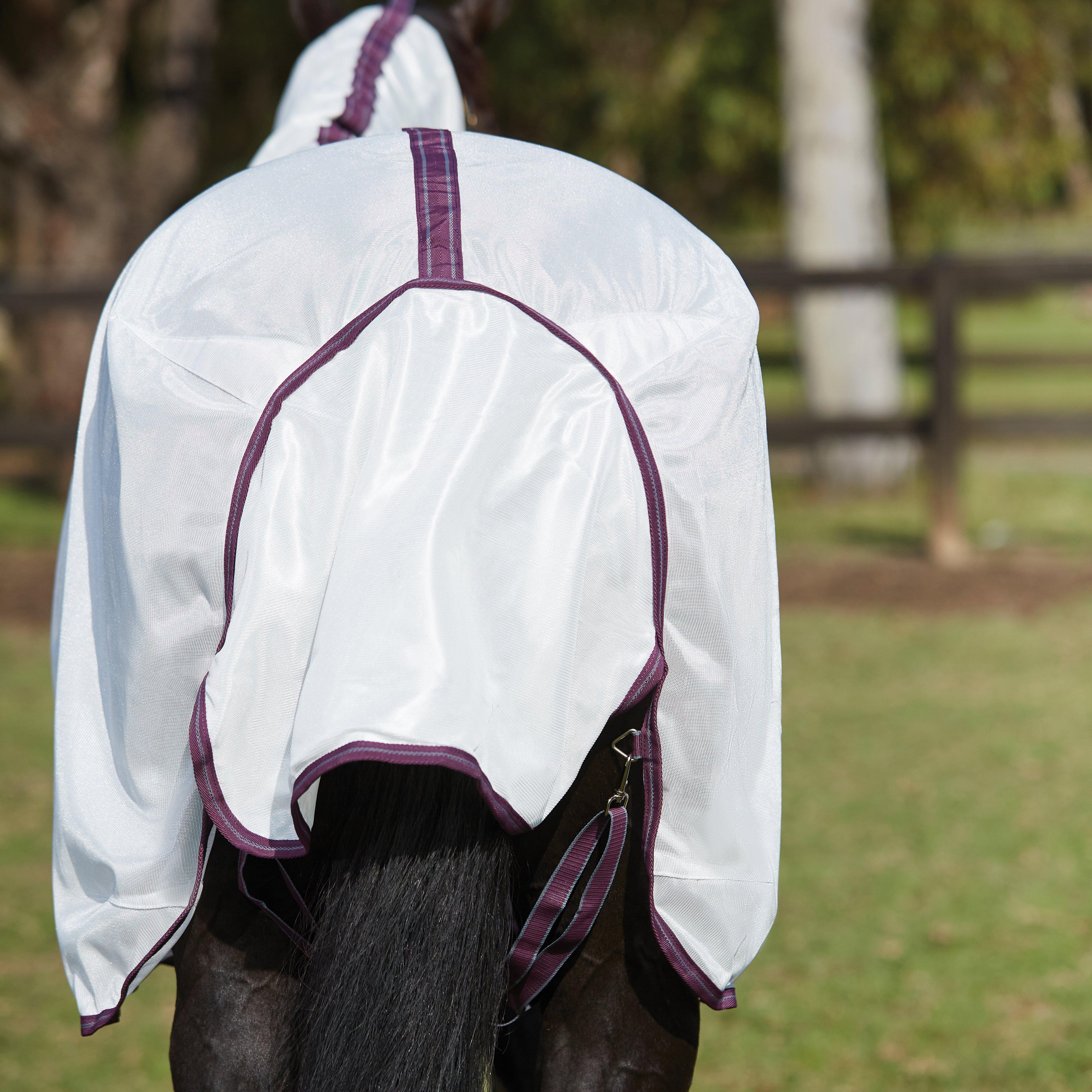 ComFiTec Essential Mesh II Combo Neck Fly Rug Beige/Turquoise/Orange