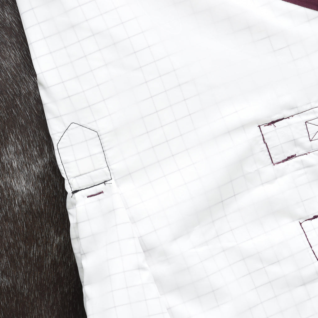 Hybrid Seasons Combo Neck Sheet White/Maroon