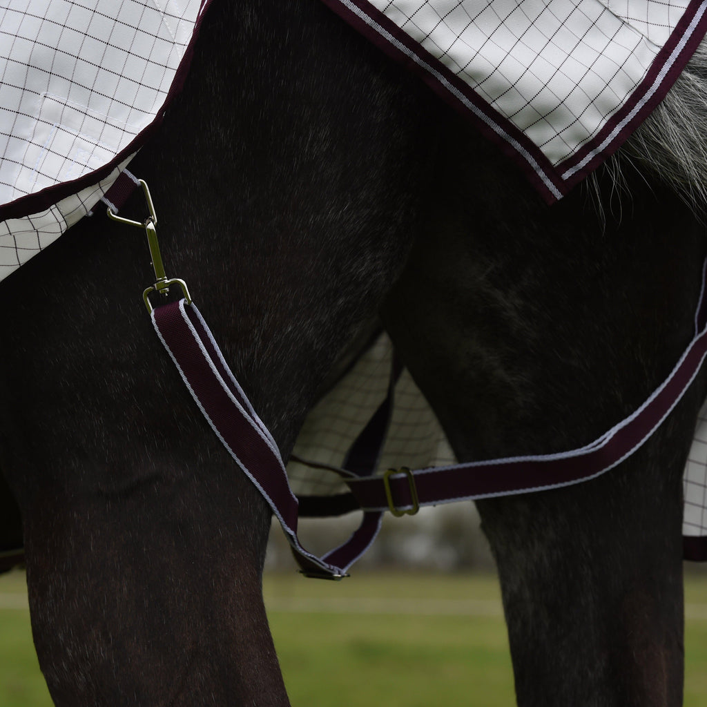 Hybrid Seasons Combo Neck Sheet White/Maroon