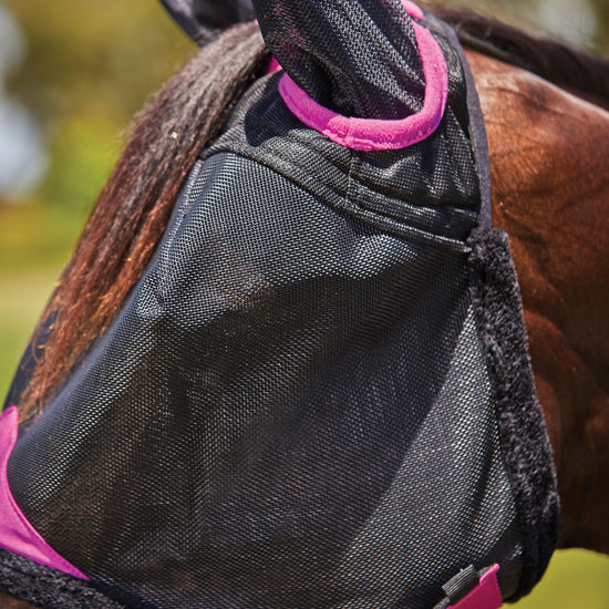 ComFiTec Deluxe Durable Mesh Mask With Ears Black/Purple