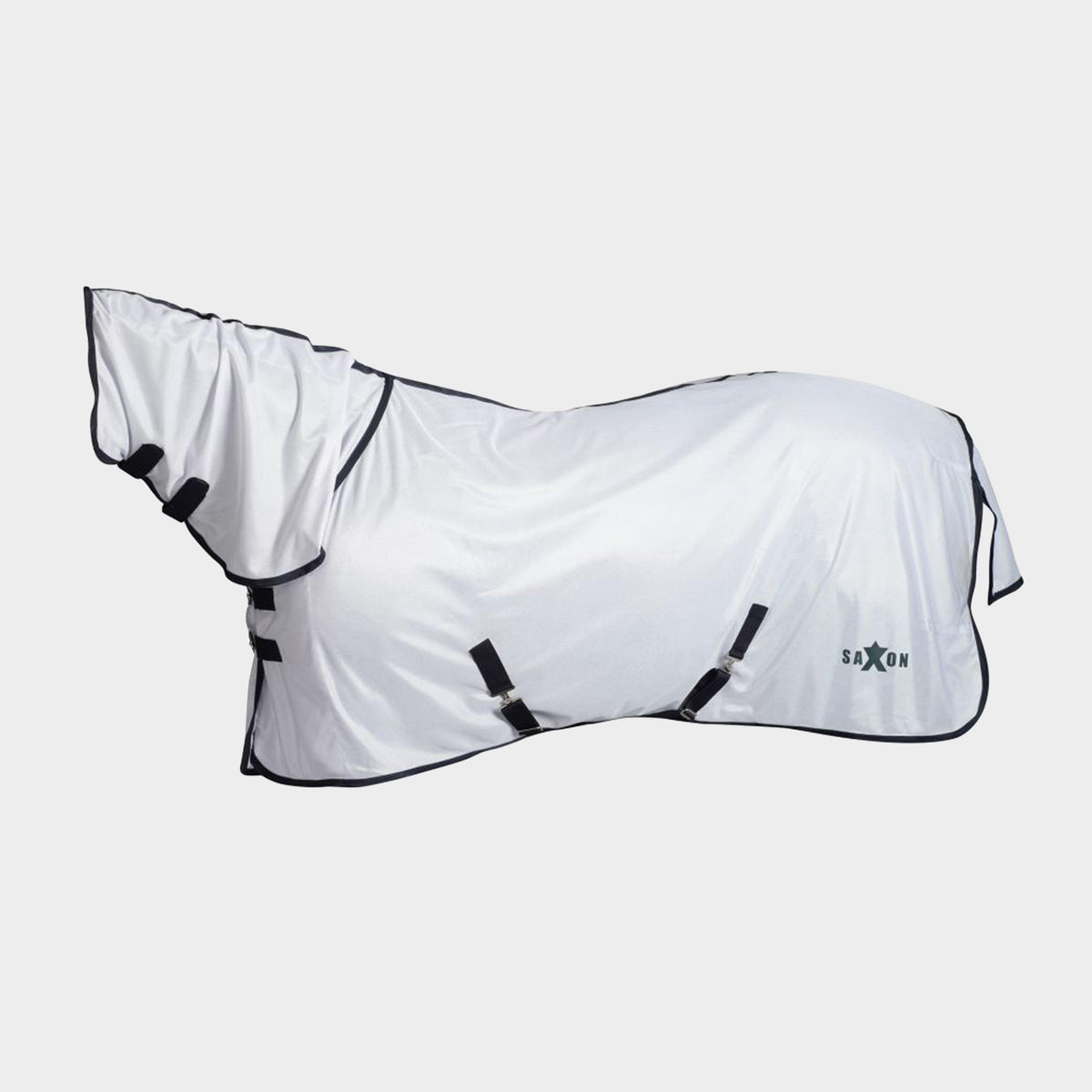 Mesh Combo Neck Fly Rug White/Navy