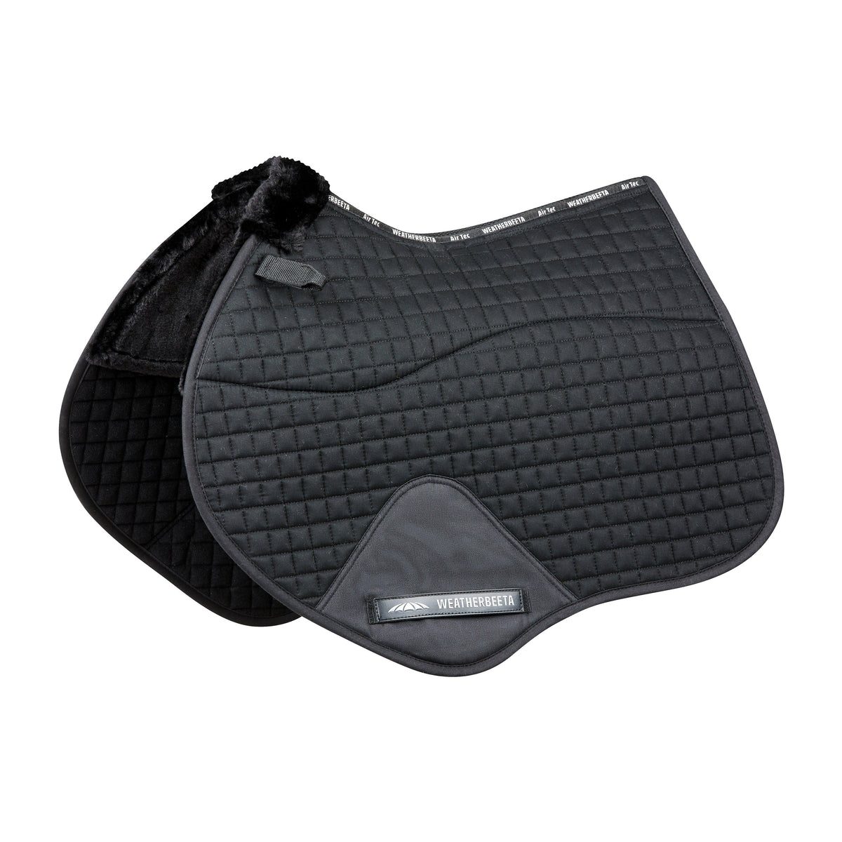 Prime Comfy Fleece Jump Saddle Pad Black