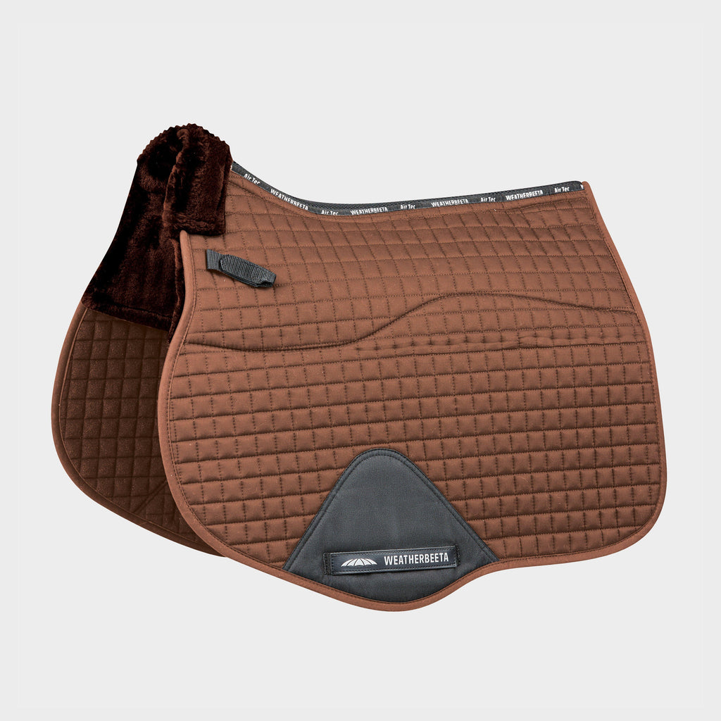 Prime Comfy Fleece All Purpose Saddle Pad Brown