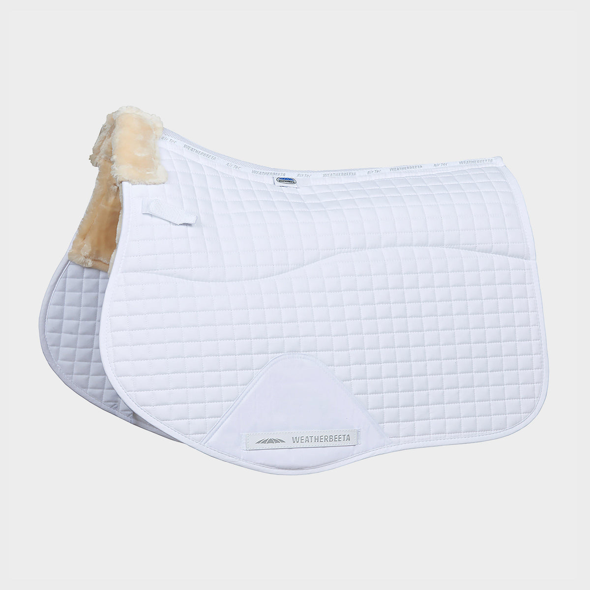 Prime Comfy Fleece All Purpose Saddle Pad White