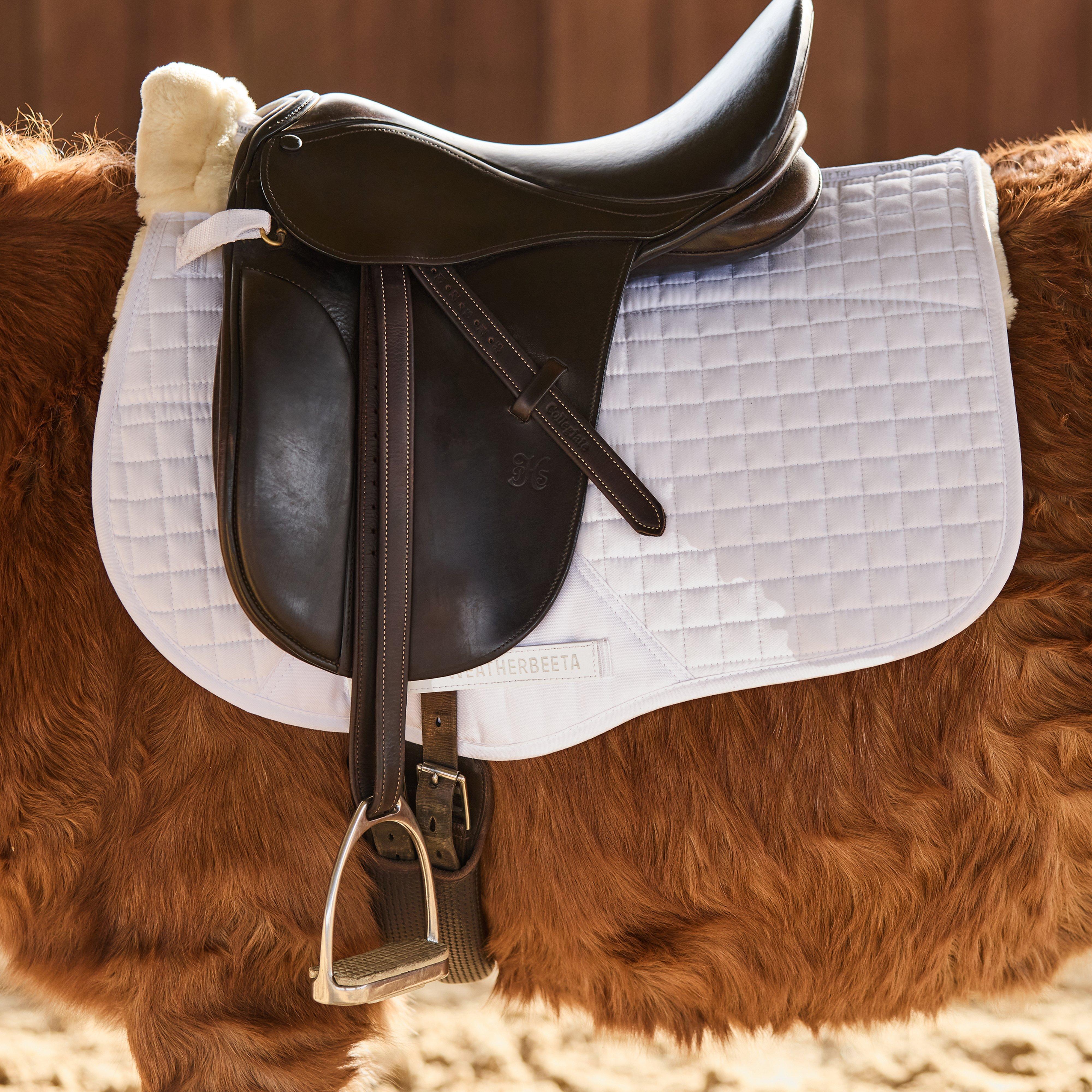 Prime Comfy Fleece All Purpose Saddle Pad White